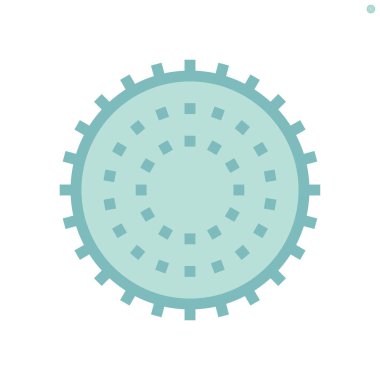 Coronavirus hastalığı taşıyıcı ikon tasarımı, 48x48 piksel mükemmel ve düzenlenebilir felç.