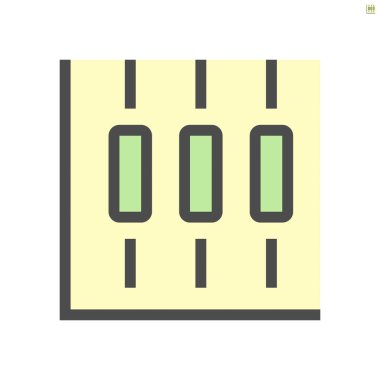 İstatistikler için şamdan çizelgesi vektör simgesi tasarımı, 48x48 piksel mükemmel ve düzenlenebilir vuruş.