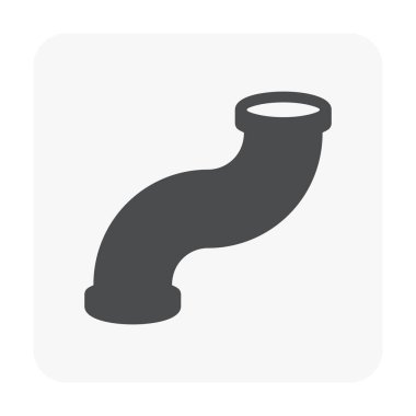 Çelik Boru bağlayıcı Icon set.