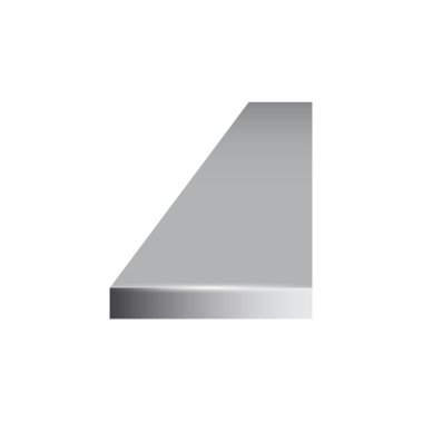 Çelik üretim endüstriyel grafik tasarım elementi için çelik plaka ürün simgesinin vektör simgesi.