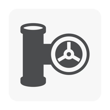 Akış kontrol Vana simgesi.