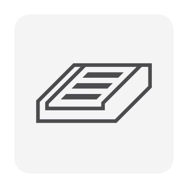 Boşaltma sistemi simgesi için rendeleme, 64x64 mükemmel piksel ve düzenlenebilir vuruş.