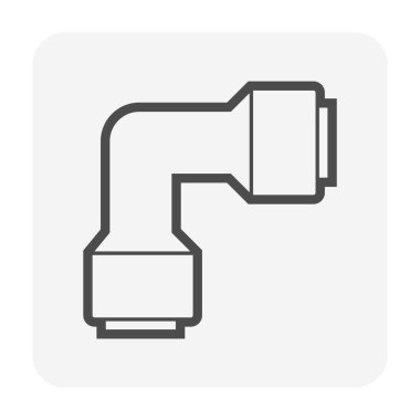 Su filtresi ve arıtma vektör simgesi seti tasarımı