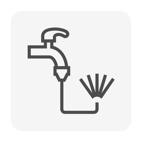 Tuinbewateringsapparatuur Sprinklerpictogram — Stockvector