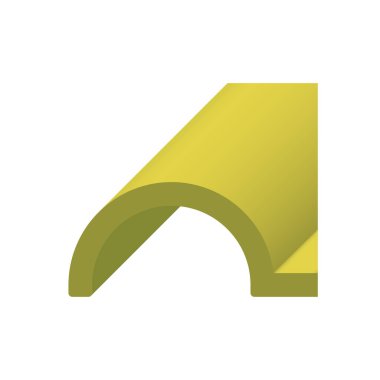 Çatı kaplama malzemesi simgesi tasarım.