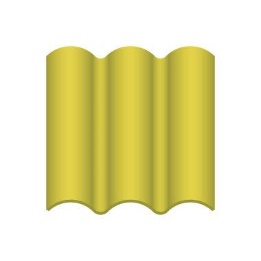 Çatı kaplama malzemesi simgesi tasarım.