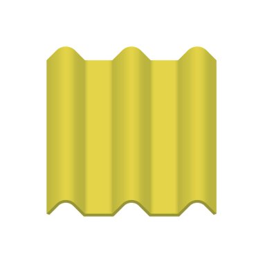 Çatı kaplama malzemesi simgesi tasarım.