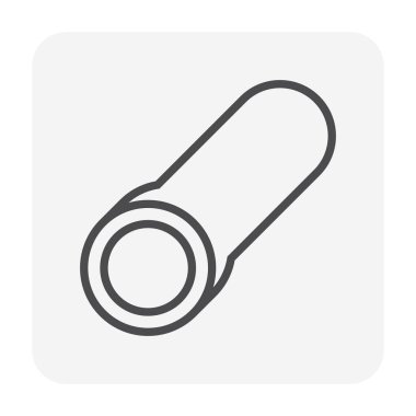 Kanalizasyon borusu simgesi, 64x64 Mükemmel piksel ve düzenlenebilir vuruş.