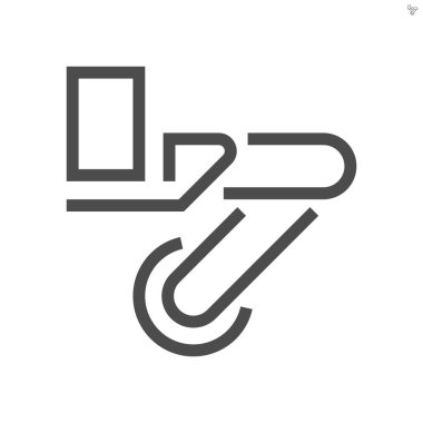 Akıllı ev ve robot teknolojisi vektör ikonu tasarımı.