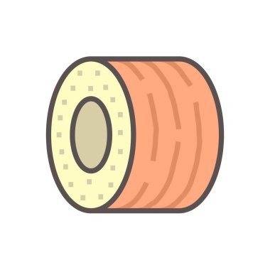 Klima kurulum araçları ve parça vektör simgesi tasarımı, düzenlenebilir vuruş.