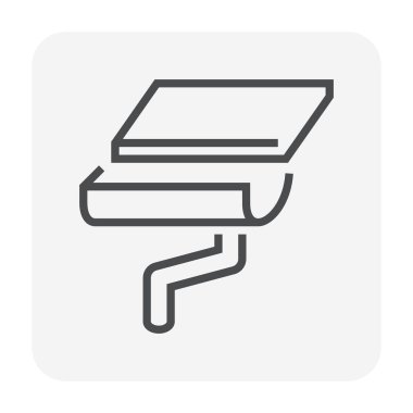 Cilt payı ve drenaj sistem kutsal kişilerin resmi, 64 x 64 mükemmel piksel ve düzenlenebilir inme.