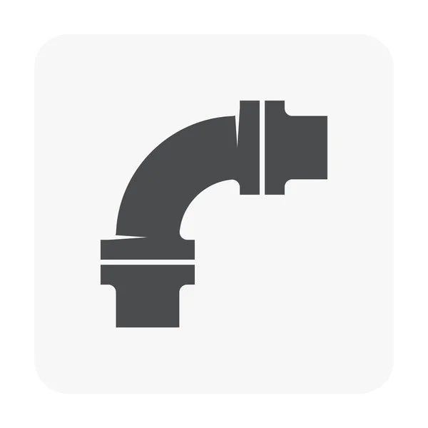 Çelik Boru Bağlayıcı Icon Set — Stok Vektör