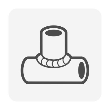 Kaynaklanmış vektör simgesi tasarımı kaynak çalışması grafik tasarımı ögesi.