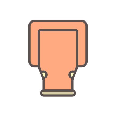 Klima kurulum araçları ve parça vektör simgesi tasarımı, düzenlenebilir vuruş.