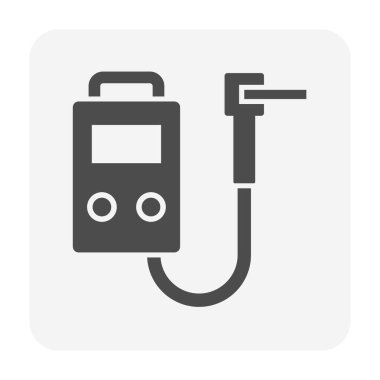 Kaynaklama ekipmanı makine vektör tasarımı kaynak çalışması grafik tasarım elementi.