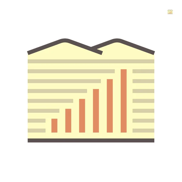 Negocio Inmobiliario Inversión Tierra Creciendo Diseño Iconos Vectoriales 64X64 Píxeles — Archivo Imágenes Vectoriales