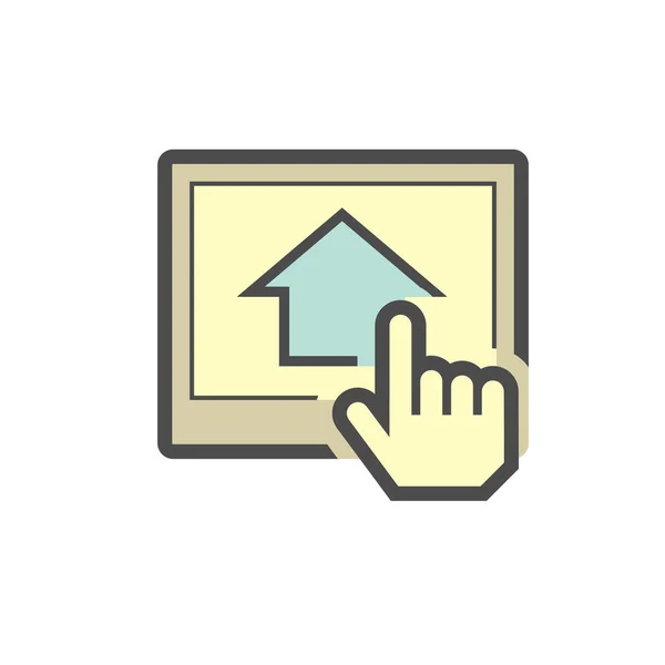 Immobiliengeschäft Und Investitionsauswahl Vektor Icon Set Design — Stockvektor