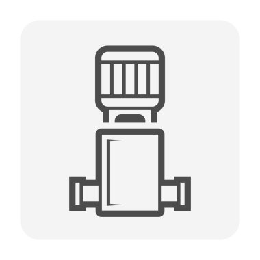 Su pompası tasarımı Grafik tasarım elementi.