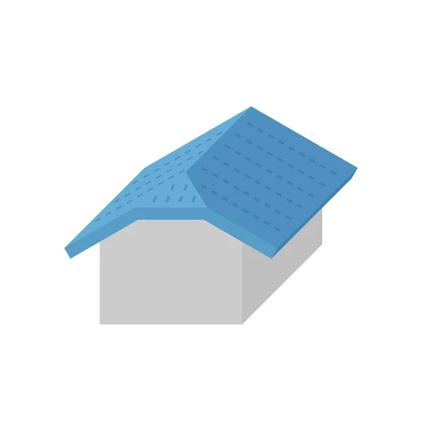 Návrh Ikon Typu Střechy Vektoru Domu — Stockový vektor