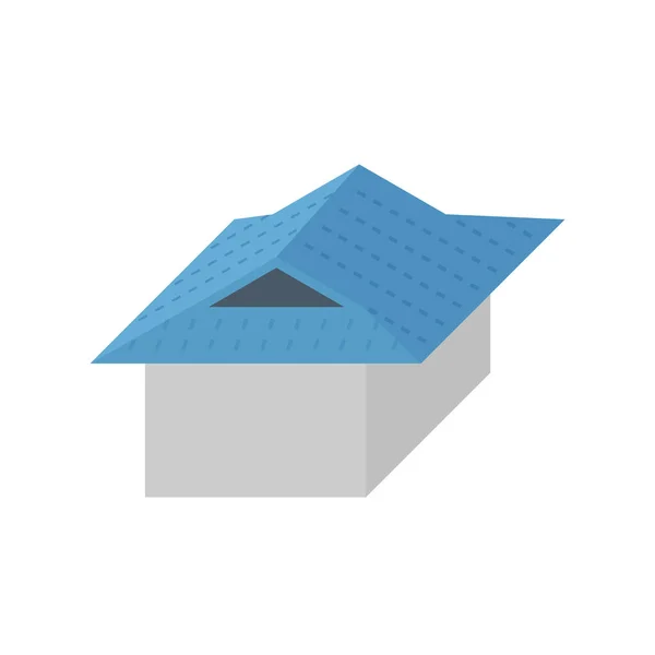 Roof Type House Vector Icon Design — Stock Vector