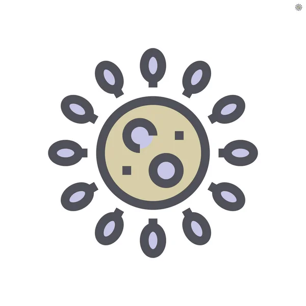 Coronavirus Vector Icon Design 48X48 Pixel Perfect Editable Stroke — 图库矢量图片