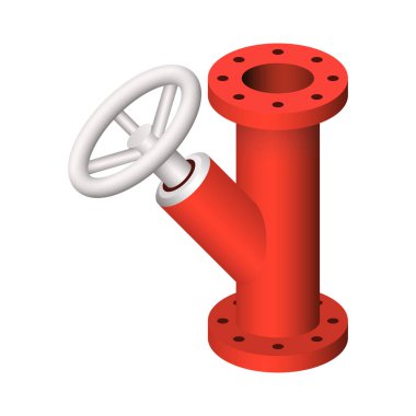 Çelik boru bağlantısı ve kapak simgesi seti.