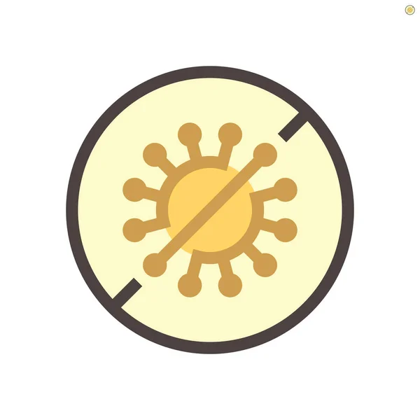Coronavirus Disease Vector Icon Design 48X48 Pixel Perfect Editable Stroke — Stock Vector