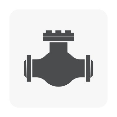 Çelik Boru bağlayıcı Icon set.