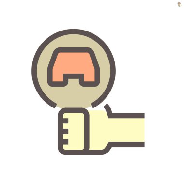 Araba seçimi vektör tasarımı, 48X48 piksel mükemmel ve düzenlenebilir vuruş.