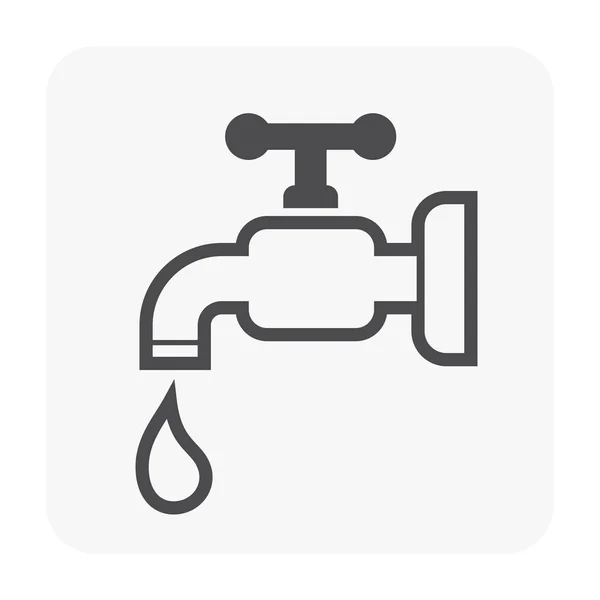 Faucet Icon Design Black Color — Stock Vector