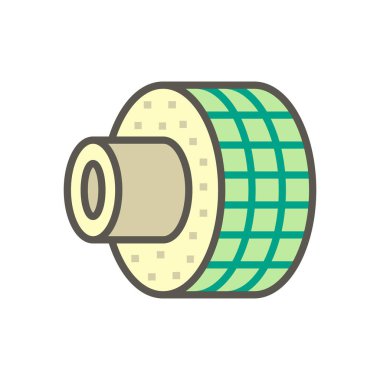 Klima kurulum aracı vektör simgesi dizaynı, düzenlenebilir vuruş.