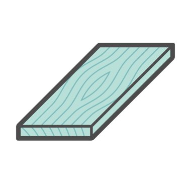 Beyaz üzerine ahşap zemin yapı malzemesi vektör tasarımı.