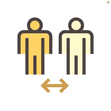 Coronavirus hastalığı enfeksiyon taşıyıcı ikon tasarımı, 48x48 piksel mükemmel ve düzenlenebilir felç.