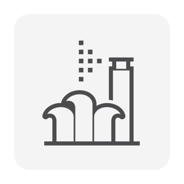 Otomatik su yağmurlama ve sulama sistemi simge tasarımı.