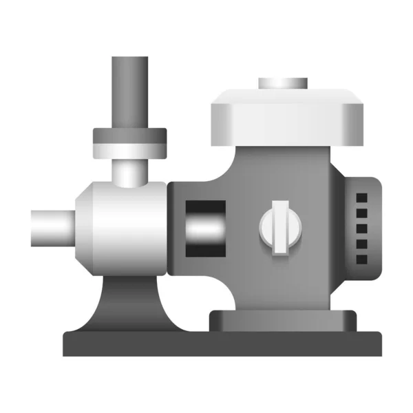 Diseño Del Icono Bomba Agua Motor — Vector de stock