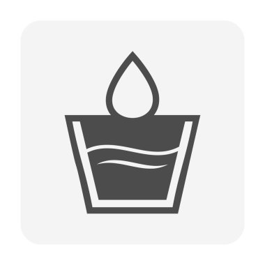 Su içme arıtma konsepti tasarımı için temiz içme suyu ikonu tasarımı.