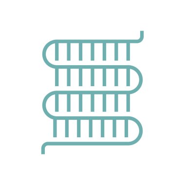 Klima ve hava kompresörü temizleme işi ve araçlar vektör simgesi tasarımı, düzenlenebilir vuruş.