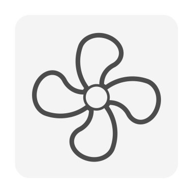 Su Pompası simge tasarımı, siyah ve anahat.