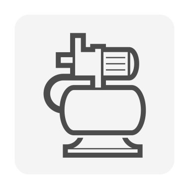 Su arıtma ve foseptik tankı ikonu, 48x48 mükemmel piksel ve düzenlenebilir felç.