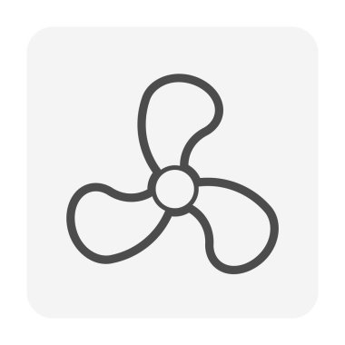 Su Pompası simge tasarımı, siyah ve anahat.