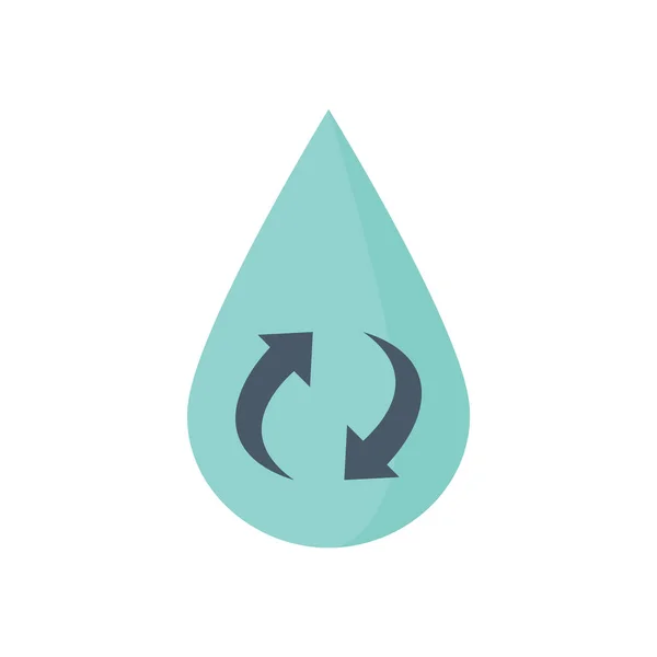 Design Der Symbole Für Sauberes Wasser — Stockvektor