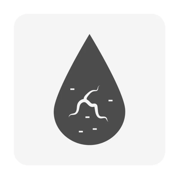 더러운 물방울 아이콘 디자인 — 스톡 벡터