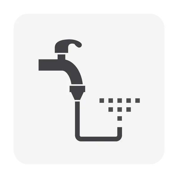 Automatische Water Sprinkler Irrigatiesysteem Icon Design — Stockvector