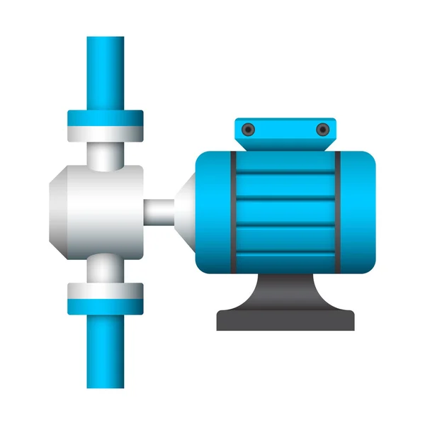 Water Pump Vector Icon Design — Stock Vector