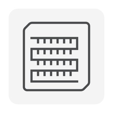 Hava yoğunlaştırıcı bobin simgesi, 64x64 mükemmel piksel ve düzenlenebilir vuruş.