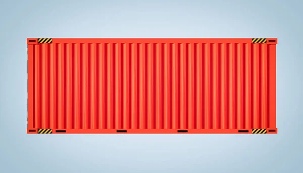 Rendering Van Vrachtcontainer China Trade Concept Ontwerp — Stockfoto