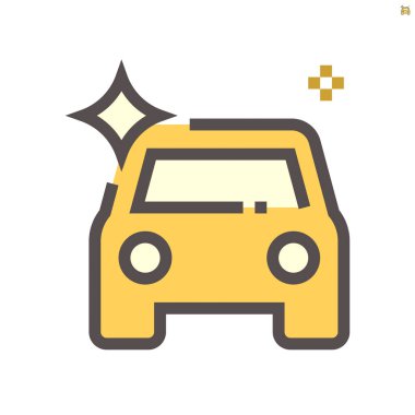 İyi ve yeni durumu göstermek için kullanılan araç simgesi, 48X48 piksel mükemmel ve düzenlenebilir vuruş.