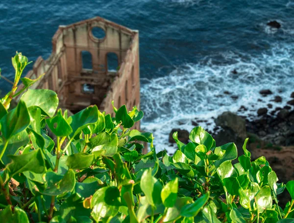 The Gordejuela Water Elevator, a former hydraulic pumping station. — Stock Image Gordejuela Water Elevator Former Hydraulic Pumping Station Stock Photo