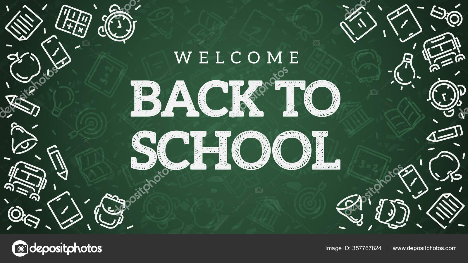 カフェ 手描きメニュー黒板チョークイラスト Stock Vector | Adobe Stock, image size:1600x900