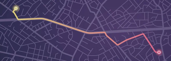 Navegação Mapa Cidade Navegador Gps Distância Ícone Marcador Ponto Vista —  Vetores de Stock